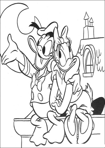 Donald Duck Coloring Pages For Kids