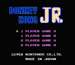 Donkey Kong Jr Gameplay