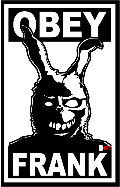 Donnie Darko Rabbit Stencil